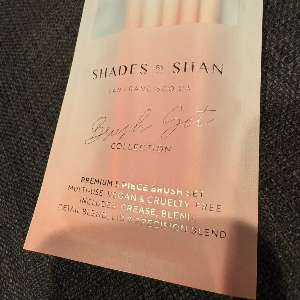 Shades by Shan Bridal Brush Set Collection of 5 Brand New NWT